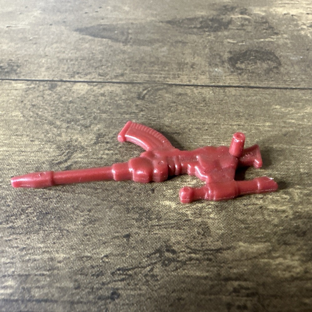 Vtg Rock Lords Boulder RIFLE Gun Power Sword 1985 Rocklords Red Weapon Accessory - Picture 4 of 7